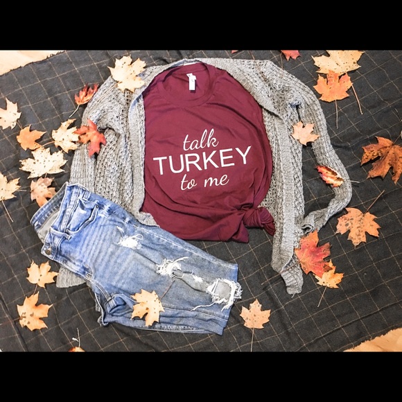 🦃 Talk Turkey to me thanksgiving shirt - Picture 1 of 3